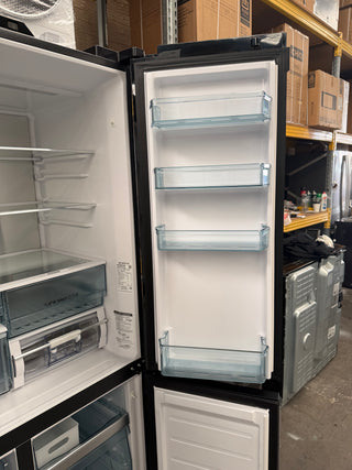 *Current Model* Hitachi 638L RWB640VT0XMGW Fridge with Non-Plumbed Ice Maker - Glass Matte White [Factory Second]