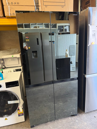 *Current Model *Hitachi 638L French Door Non Plumbed Refrigerator - Mirror Glass RWB640VT0XMIR  [Factory Second]