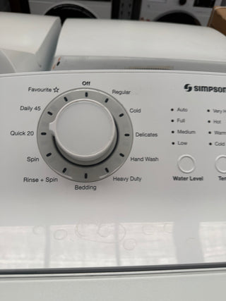 *Current Model* Simpson 8kg Top Loader [Refurbished]
