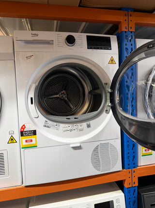 *Current Model* Beko 8kg Sensor Controlled Condenser Tumble Dryer BDCB8020W [Factory Second]