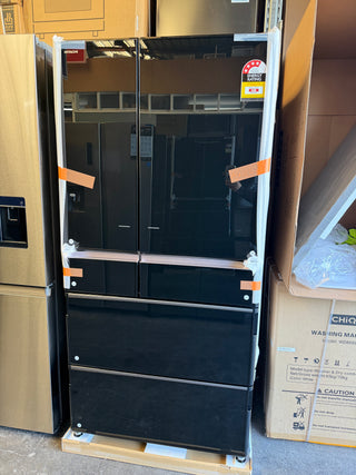 *Made in Japan* Hitachi 735L Black Glass finish R-ZX740RA Non Plumbed Refrigerator [Factory Second]