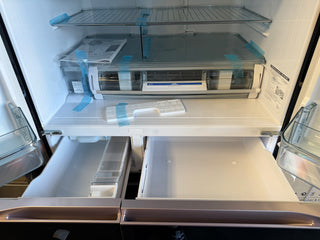 *Made in Japan* Hitachi 735L Black Glass finish R-ZX740RA Non Plumbed Refrigerator [Factory Second]