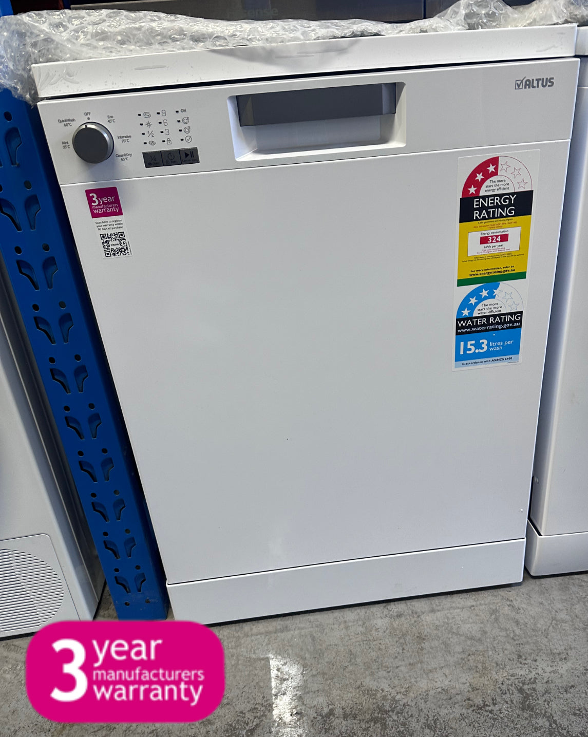 Brand New MADE IN EUROPE* Altus 60cm Freestanding White