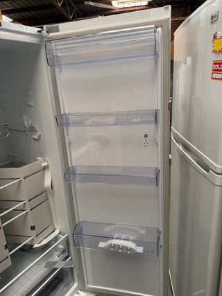 *Current Model* Beko 351L BAF369W Upright Refrigerator [Factory Second] - DMS Appliances