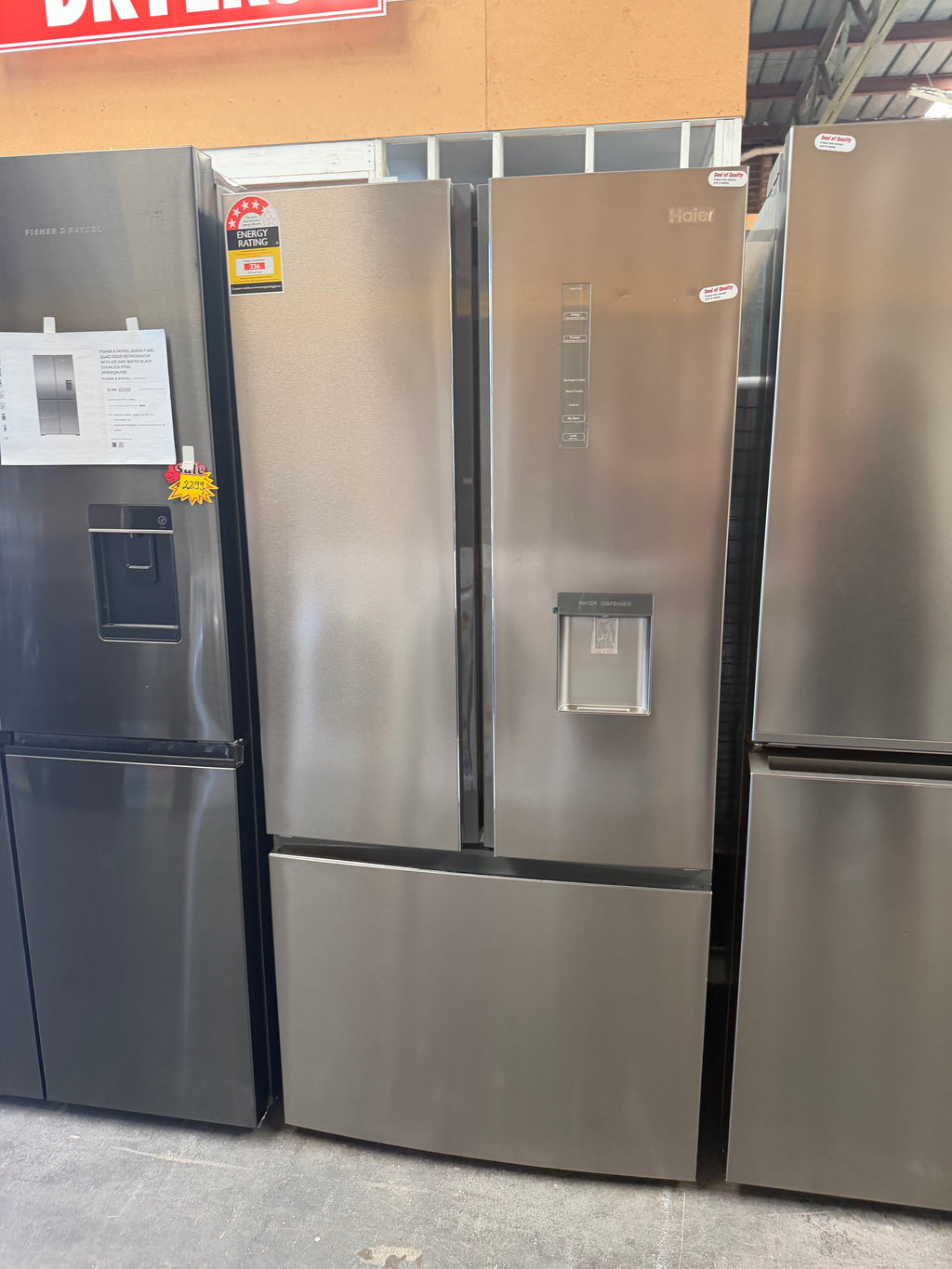 *Current Model* Haier 514L French Door Fridge HRF520FHS [Factory Secon ...
