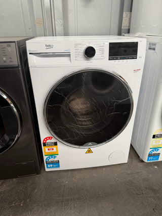 *Current Model * Beko 8kg Front Load Washing Machine with Steam BFLB8020W [Factory Second ] - DMS Appliances