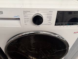 *Current Model * Beko 8kg Front Load Washing Machine with Steam BFLB8020W [Factory Second ] - DMS Appliances