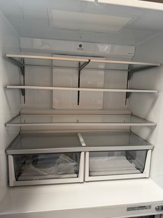 Fisher & Paykel Series 7 538L Quad Door Refrigerator with Ice and Water Black Stainless Steel RF605QNUVB1 [Factory Second]