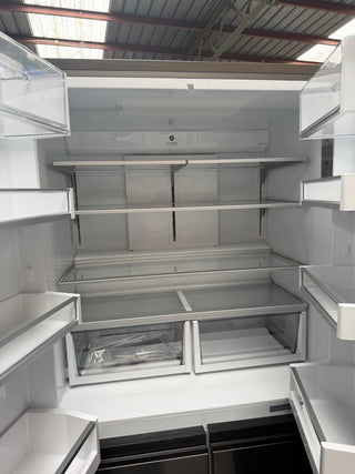 Fisher & Paykel Series 7 538L Quad Door Refrigerator with Ice and Water Black Stainless Steel RF605QNUVB1 [Factory Second]