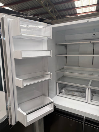 Fisher & Paykel Series 7 538L Quad Door Refrigerator with Ice and Water Black Stainless Steel RF605QNUVB1 [Factory Second]