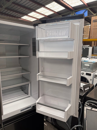 Fisher & Paykel Series 7 538L Quad Door Refrigerator with Ice and Water Black Stainless Steel RF605QNUVB1 [Factory Second]