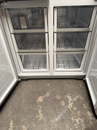 Fisher & Paykel Series 7 538L Quad Door Refrigerator with Ice and Water Black Stainless Steel RF605QNUVB1 [Factory Second]