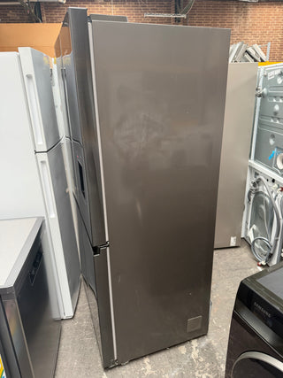Fisher & Paykel Series 7 538L Quad Door Refrigerator with Ice and Water Black Stainless Steel RF605QNUVB1 [Factory Second]