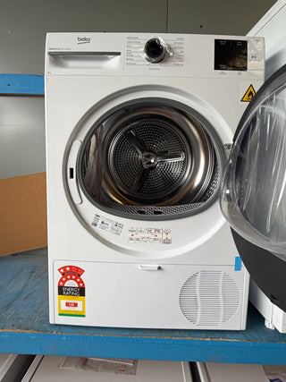 *Made in Europe* Beko 8kg Sensor Controlled Heat Pump Tumble Dryer BDPB8010W [Factory Second]