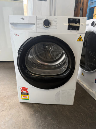 *Made in Europe* Beko 8kg Sensor Controlled Heat Pump Tumble Dryer BDPB8010W [Factory Second]