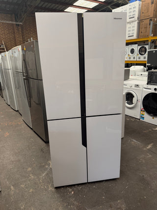 Hisense White 512L French Door Fridge [Refurbished] - DMS Appliances