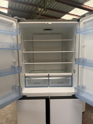 Hisense White 512L French Door Fridge [Refurbished] - DMS Appliances