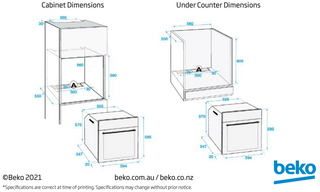 CARTON DAMAGE - Made in Europe* Beko BBO6850MDX 60cm Built-In Oven