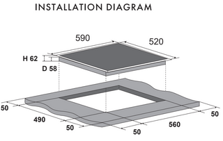 *Brand New* Euro Appliances ECT600IN3 60cm Induction Cooktop [3 Years Warranty]