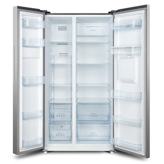 *Brand New * CHiQ 559L Side by Side Refrigerator Silver CSS557NSD4E [5 Years Warranty] - DMS Appliances