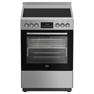 *Brand New* Beko 60cm Stainless Steel Freestanding Oven with Ceramic Cooktop BFCB60VMX [5 Years Warranty]