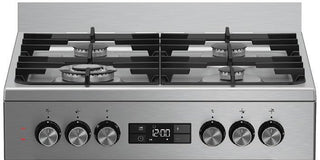 *Brand New - Made in Europe* Beko 60cm Dual Fuel Stainless Steel Freestanding Oven BFC60GMX [5 Years Warranty]