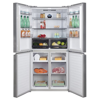 *Brand New* CHiQ 503L Four Door Fridge Silver CCD500NS [5 Years Warranty] - DMS Appliances