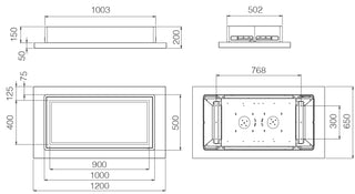 Elica Cooker Hood Lullaby Recycling Ceiling 120 cm Natural Oak LULLABYWOODF120 [LULLABY WOOD/F/120] Carton Damaged]