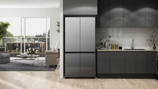 *Current Model *Hitachi 638L French Door Non Plumbed Refrigerator - Mirror Glass RWB640VT0XMIR  [Carton Damage] NO DAMAGE ON UNIT