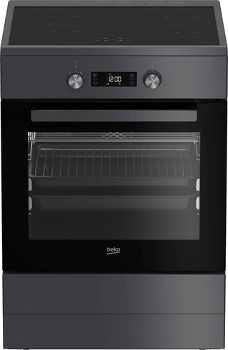*Current Model* Beko 60cm Freestanding Cooker with Induction cooktop and Pyrolytic oven BFC60IPAN [Factory Second]
