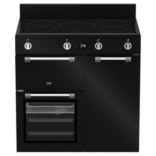 *Amazing Value* Beko 90 cm Black Induction Multi Door Freestanding Oven BRC916IMB [Brand New]